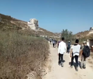 One week after that fatal terror attack, about 150 Jews hiked Sela Ridge in Samaria…